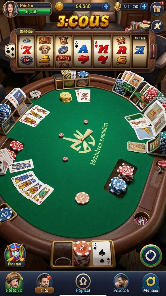 Tampilan layar utama permainan slot yang menawan.