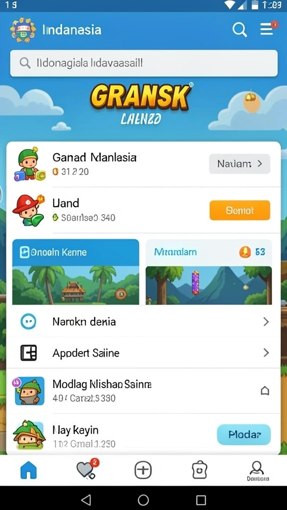 Tampilan antarmuka yang intuitif dan menarik.