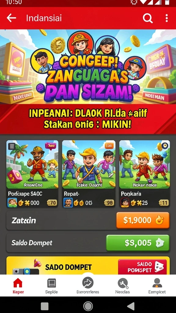 Mode permainan yang bervariasi untuk semua level pemain.