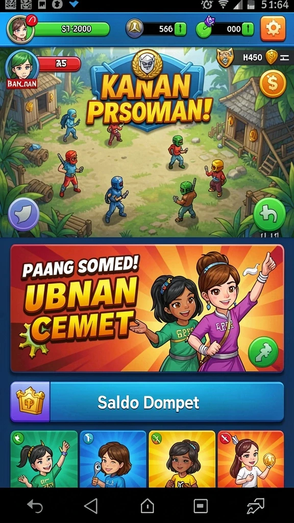 Tampilan grafis yang menawan dan berkualitas tinggi.