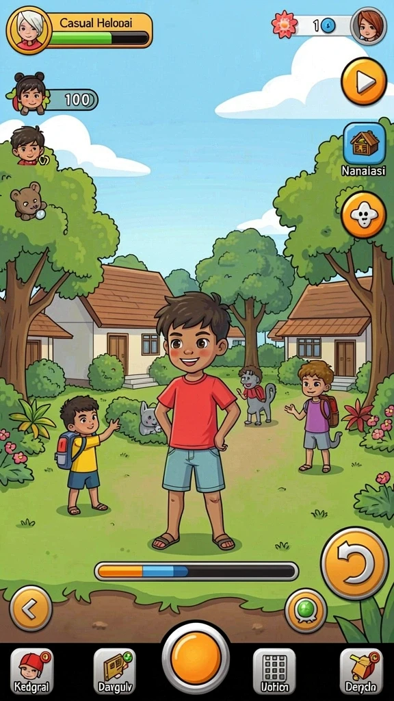 Fitur komunitas yang memungkinkan interaksi antar pemain.