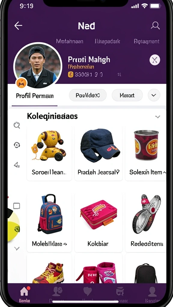 Tampilan antarmuka yang user-friendly.