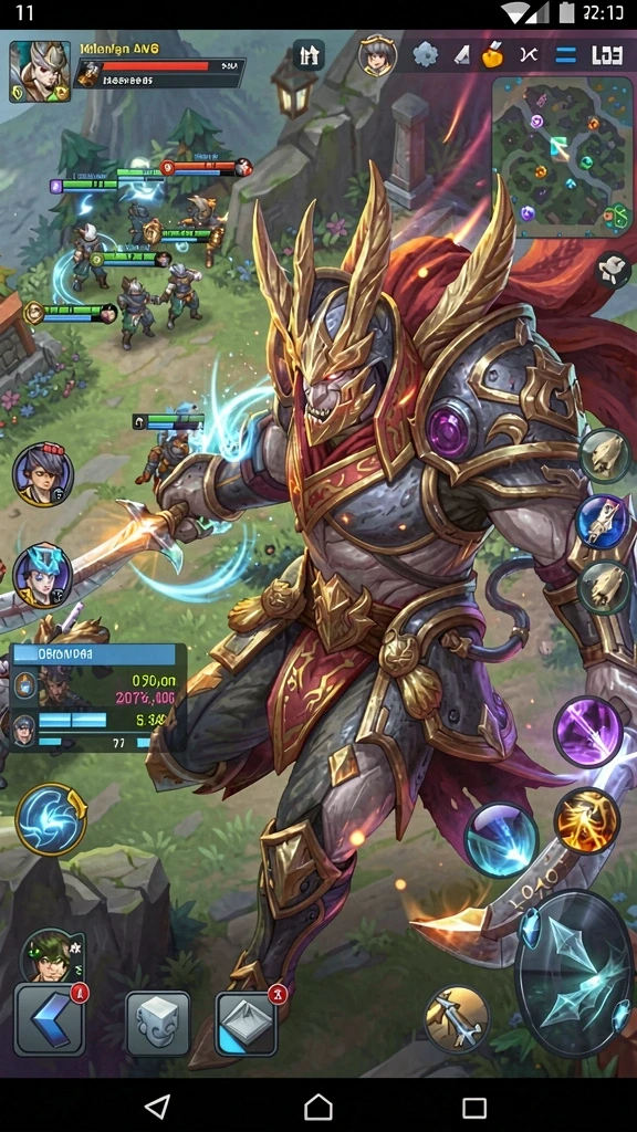 Screenshot menampilkan tampilan awal yang menarik dari game.