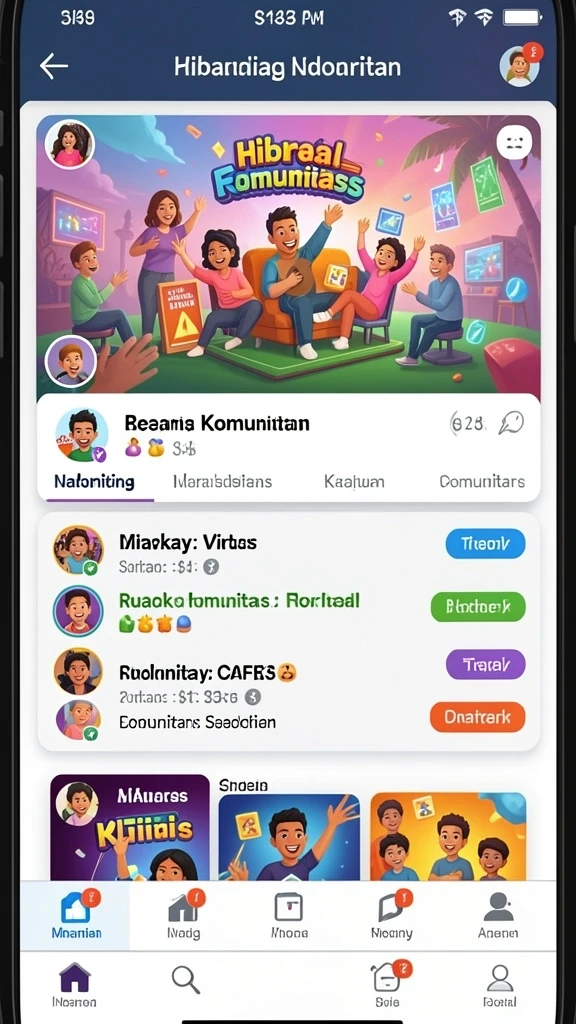 Grafis berkualitas tinggi dengan efek yang menarik.