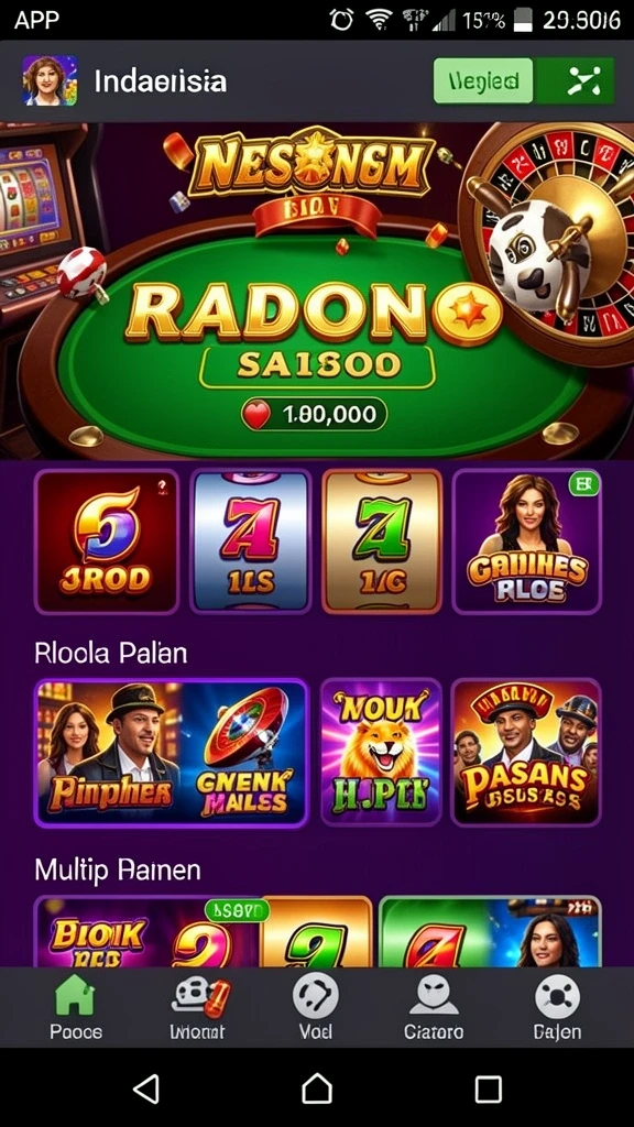 Bonus dan promosi menarik untuk pemain baru.