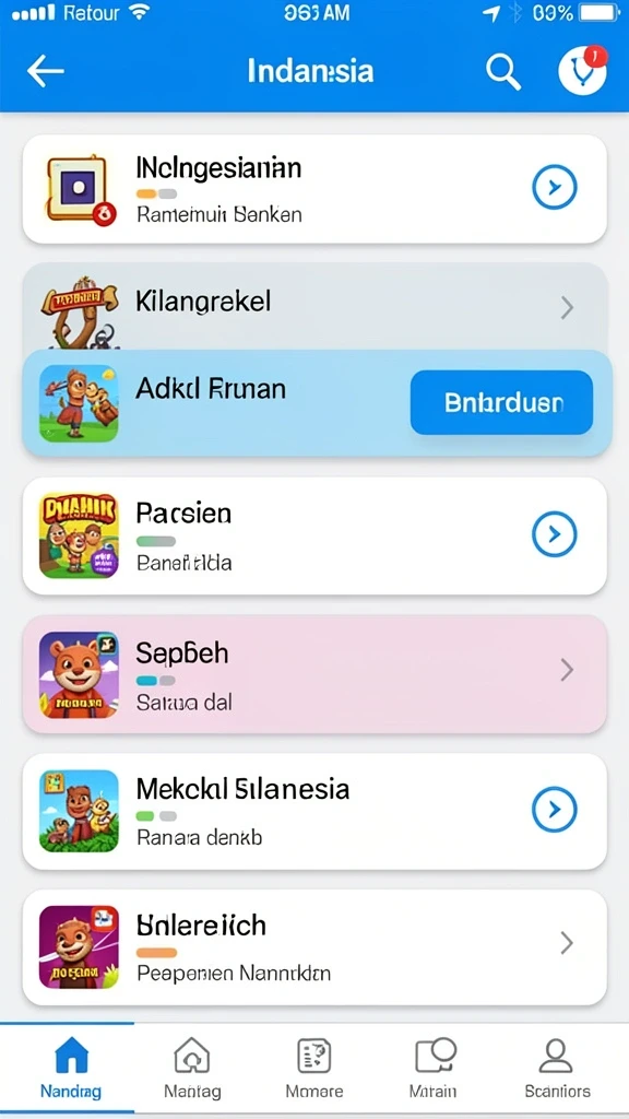 Tampilan antarmuka yang menarik dan mudah dinavigasi.