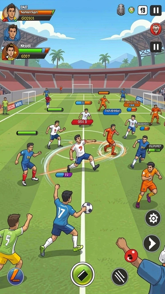 Mode permainan seru dan kompetitif.