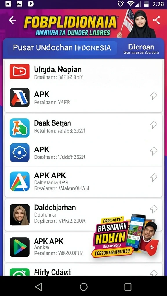 Tampilan grafis yang menakjubkan dari DEWAGARUDA.