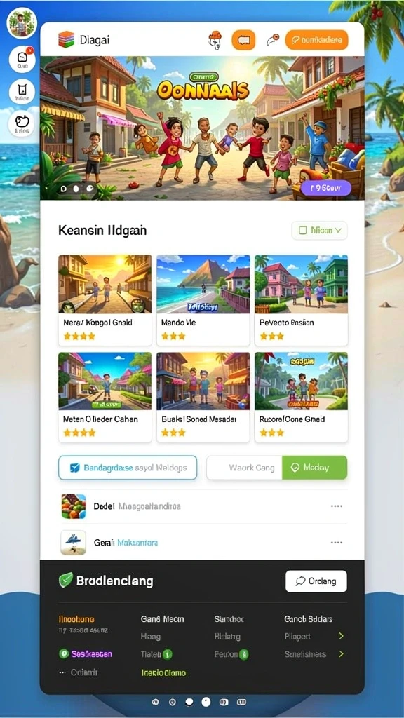 Screenshot 1: Menampilkan karakter utama dalam aksi.