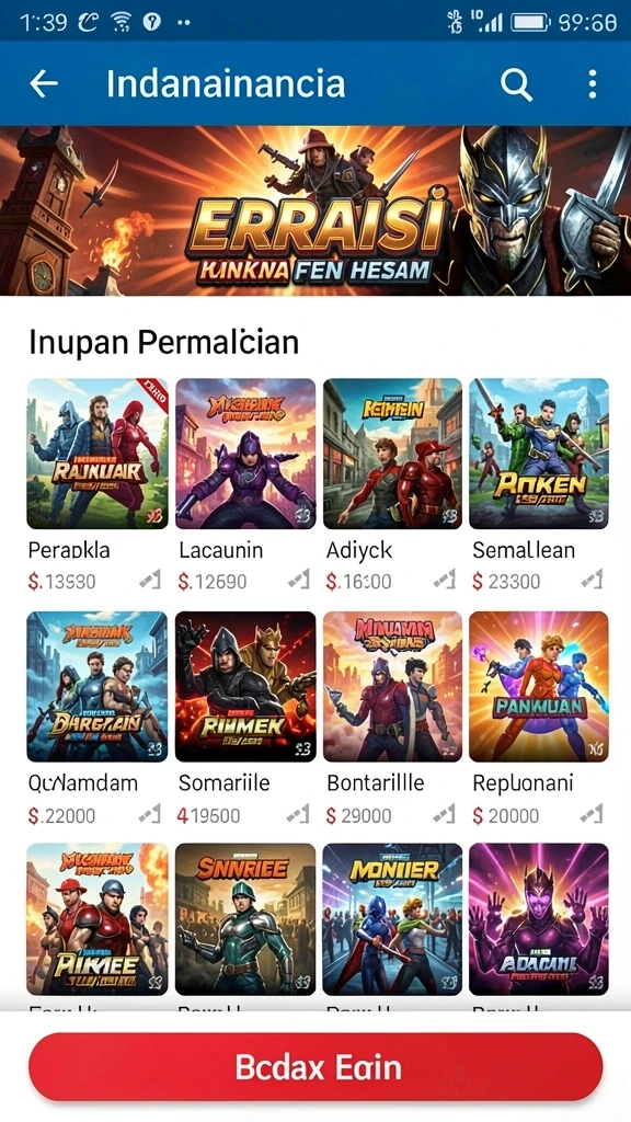 Tampilan grafis yang menggugah selera.