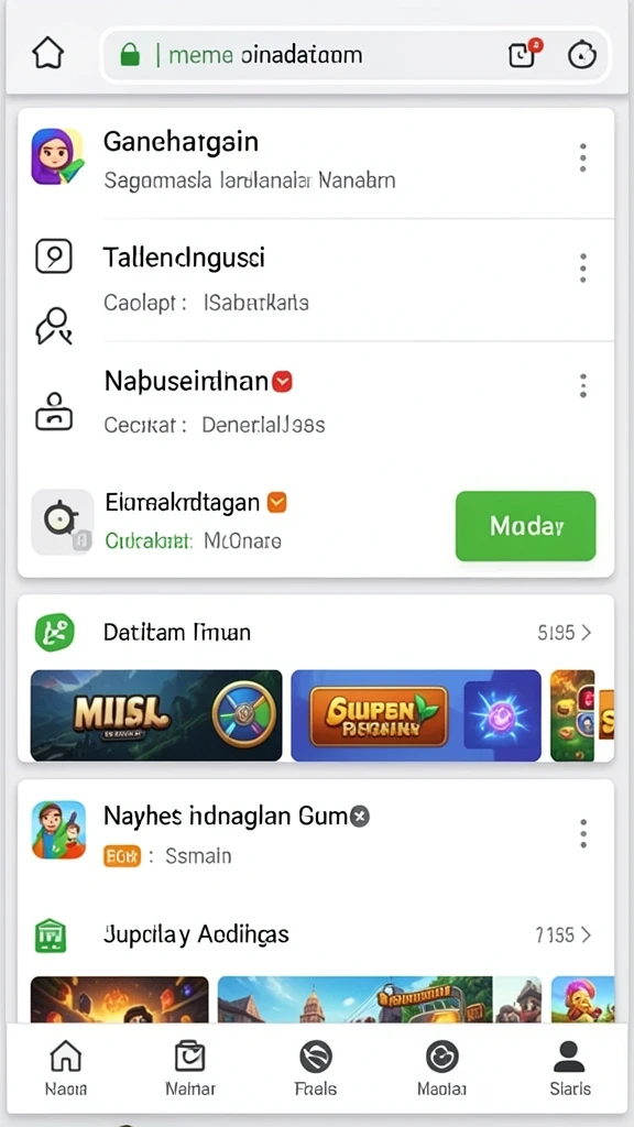 Tantangan harian untuk meningkatkan keterampilan bahasa.