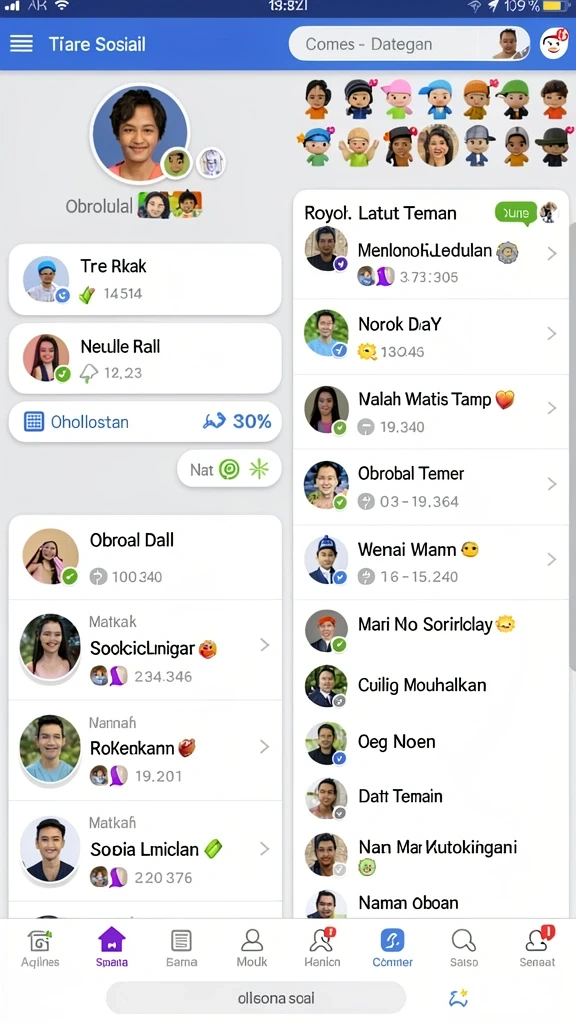 Interaksi sosial dengan pemain lain yang menyenangkan.
