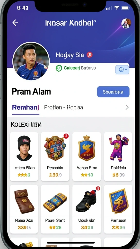 Fitur sosial untuk berinteraksi dengan pengguna lain.