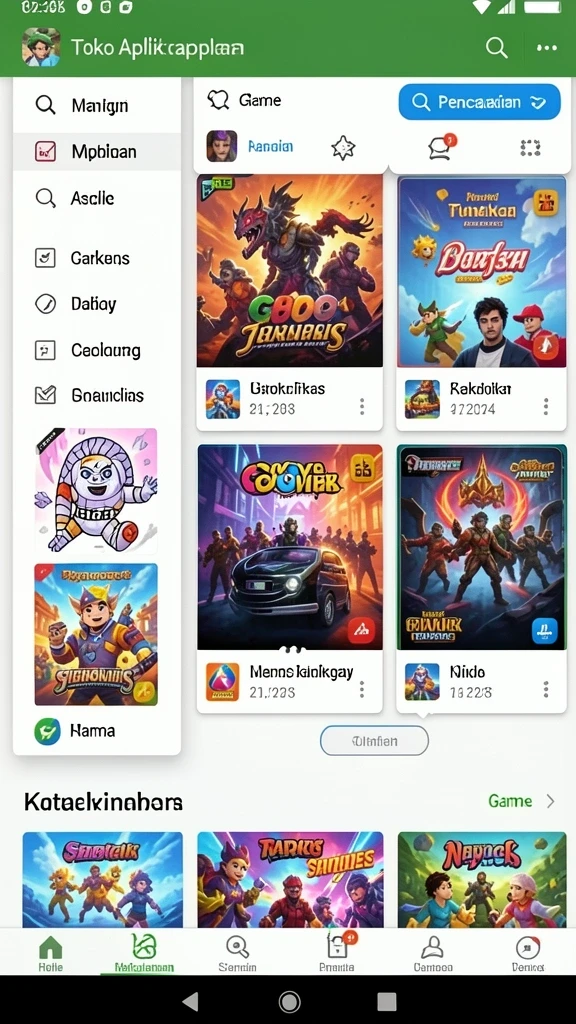 Screenshot memperlihatkan level baru yang diupdate pada permainan.