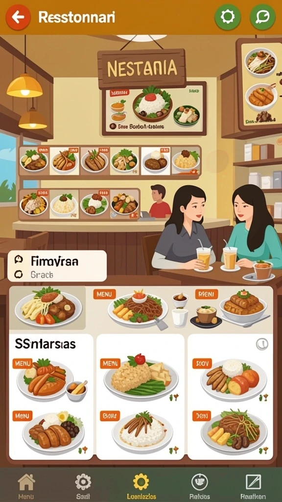 Tampilan antarmuka yang menarik dan mudah digunakan.