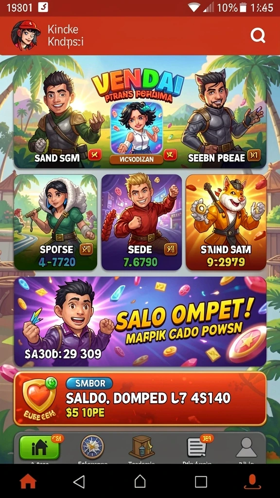 Mini-game seru untuk menambah keseruan bermain.
