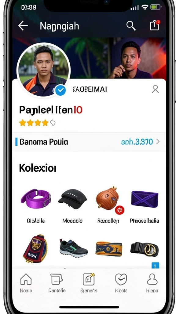 Screenshot menampilkan antarmuka user-friendly KEREN777.