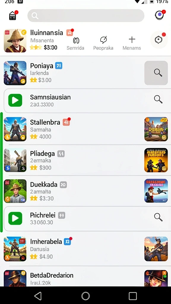 Sistem level yang bervariasi dan menantang.