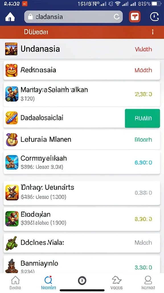 Tersedia fitur komunitas untuk berinteraksi dengan pemain lain.