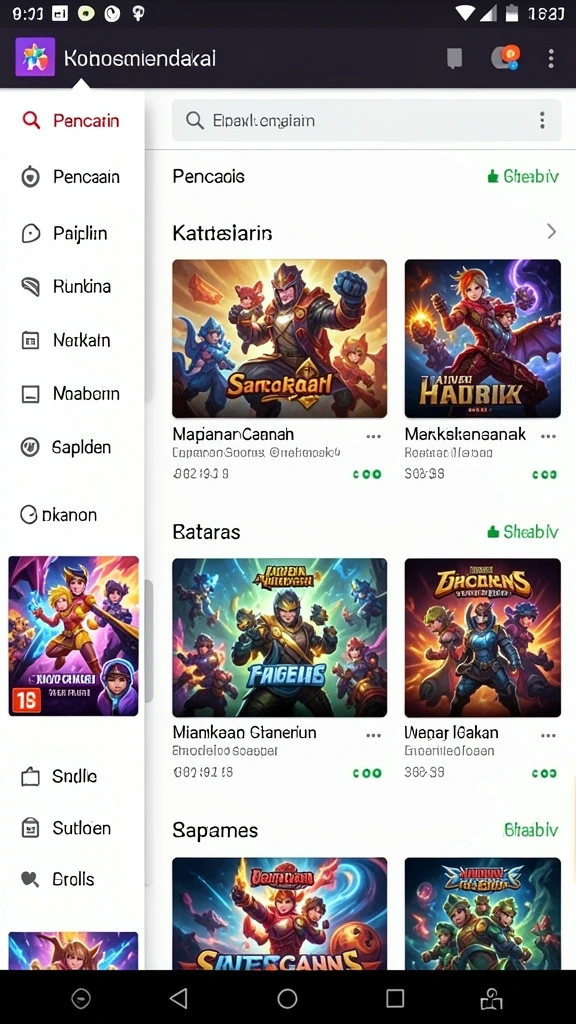 Antarmuka pengguna yang menarik dan mudah dinavigasi.