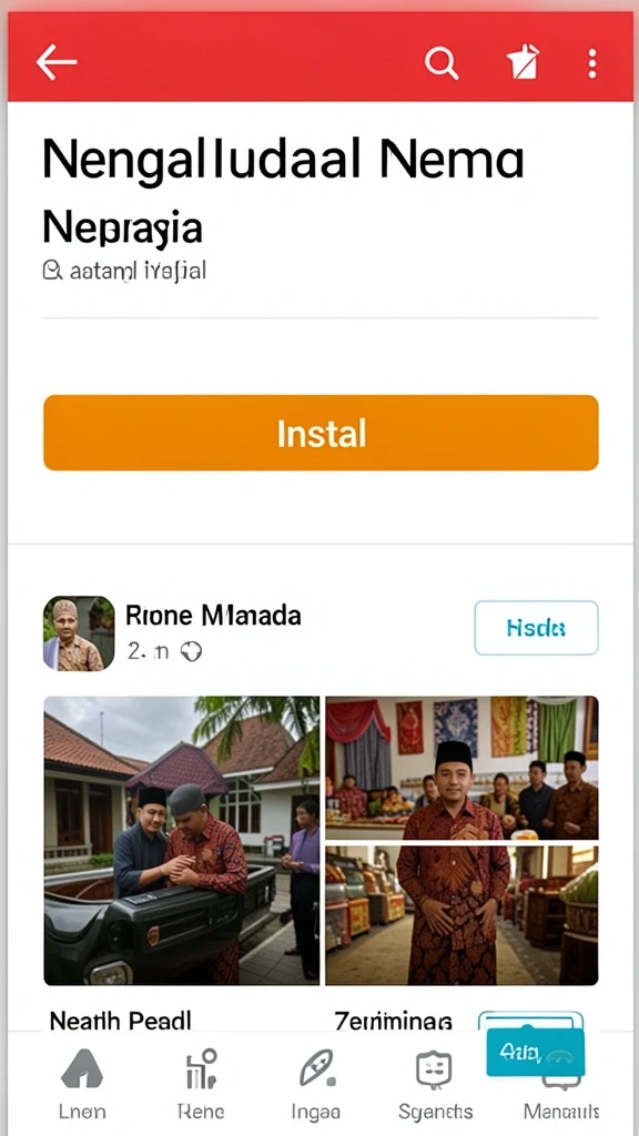 Tampilan antarmuka pengguna yang intuitif.