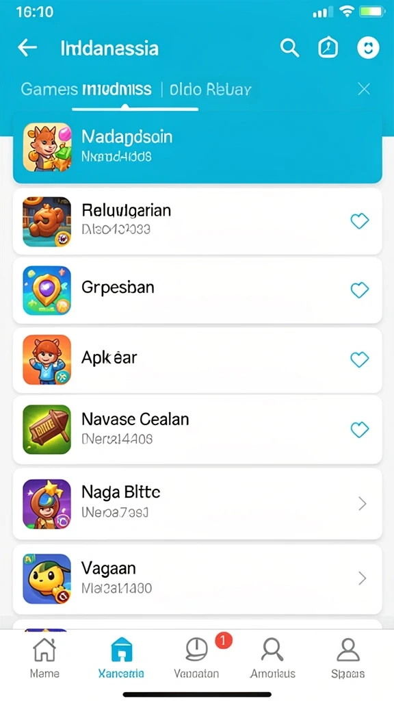 Tampilan antarmuka aplikasi yang menarik dan user-friendly.