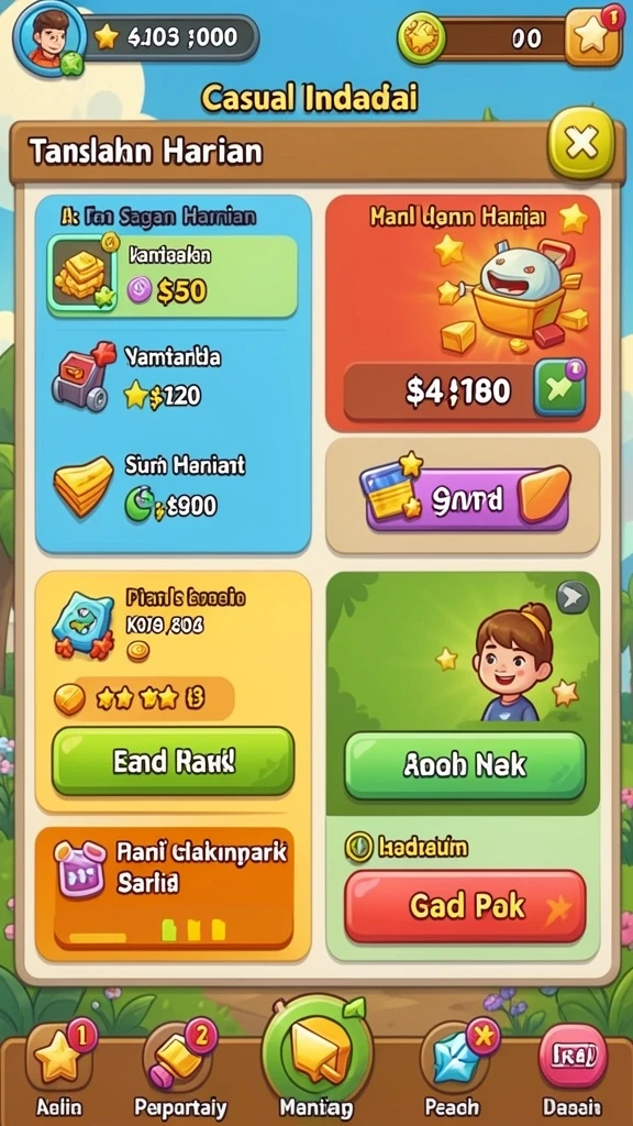 Beragam pilihan tema slot yang menghibur.