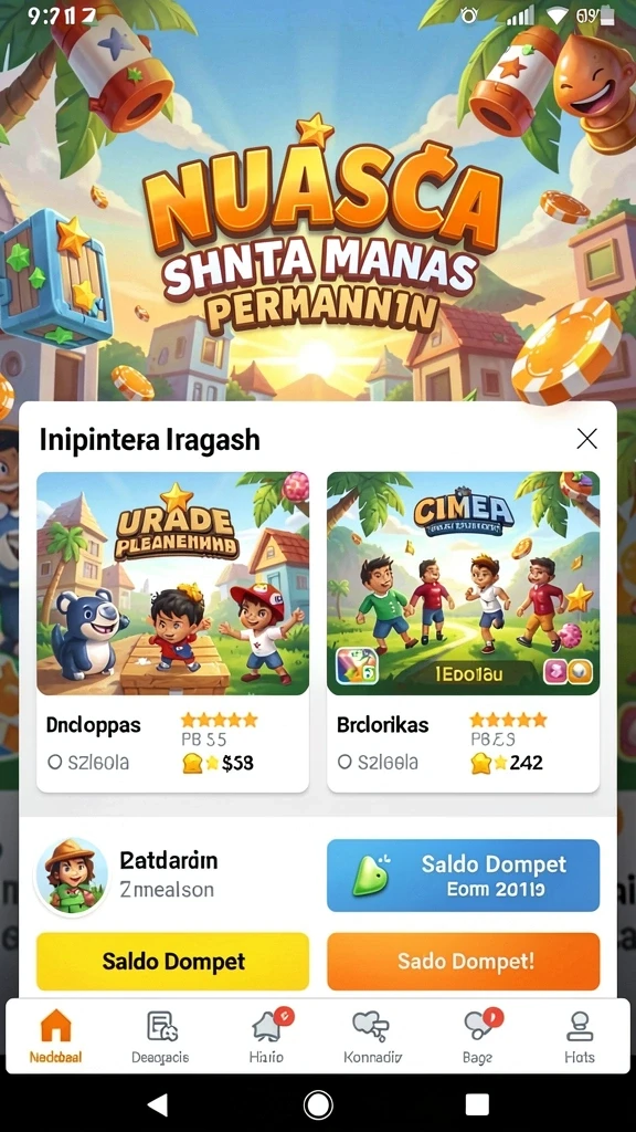 Tangkapan layar menampilkan grafik yang menakjubkan dalam game.