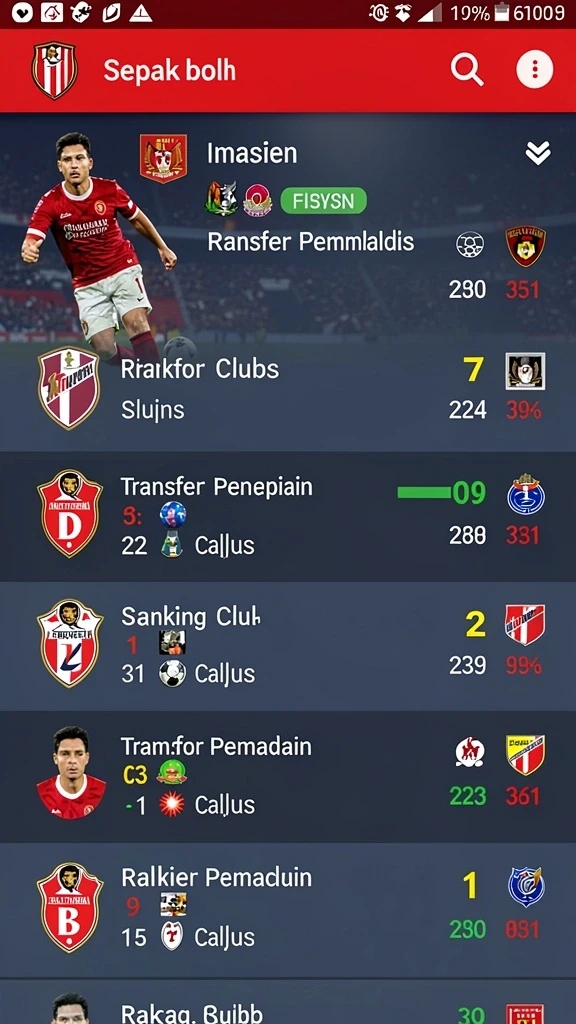 Screenshot menampilkan berbagai karakter yang bisa dipilih.