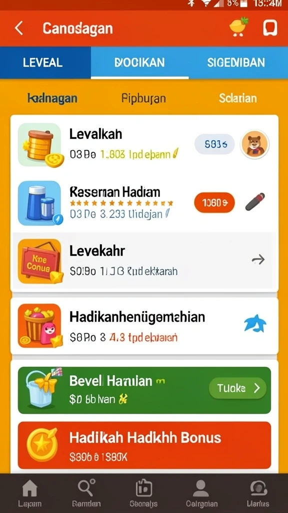 Tampilan antarmuka yang menarik dan user-friendly.