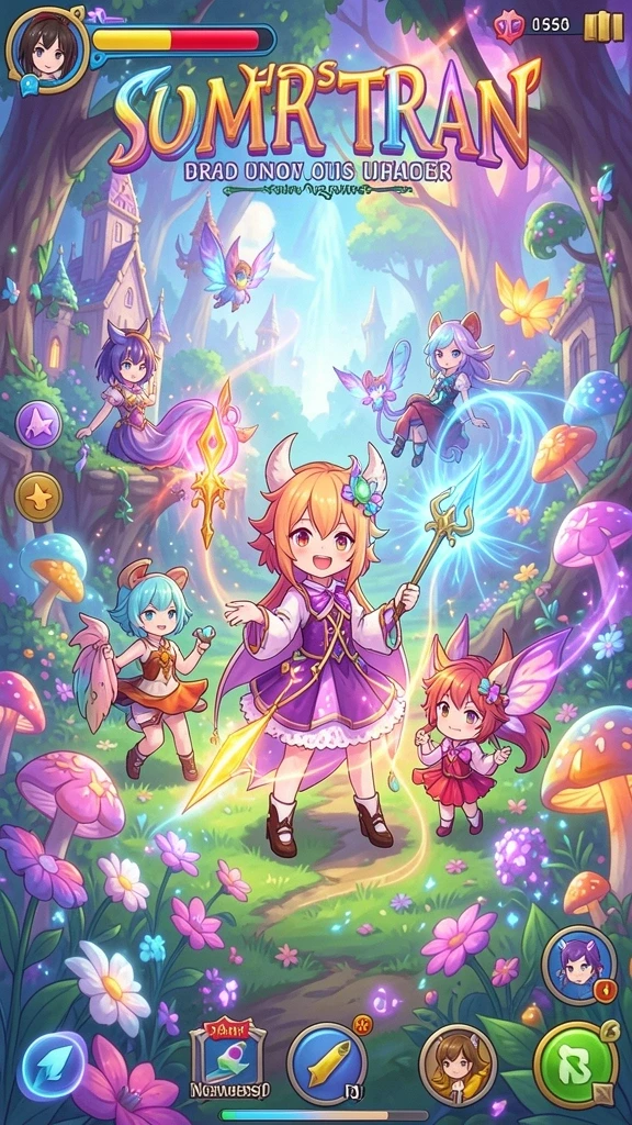 Tampilan utama game SD107 yang menarik.