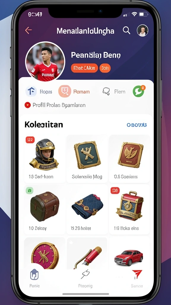 Tampilan antarmuka pengguna yang intuitif dan ramah.