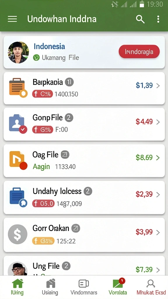 Screenshot karakter unik dalam SVIPWINS yang dapat dikustomisasi.