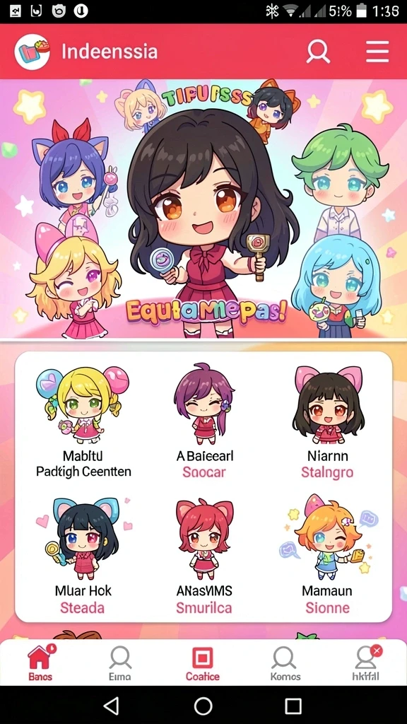 Ilustrasi gameplay yang seru dan penuh tantangan.