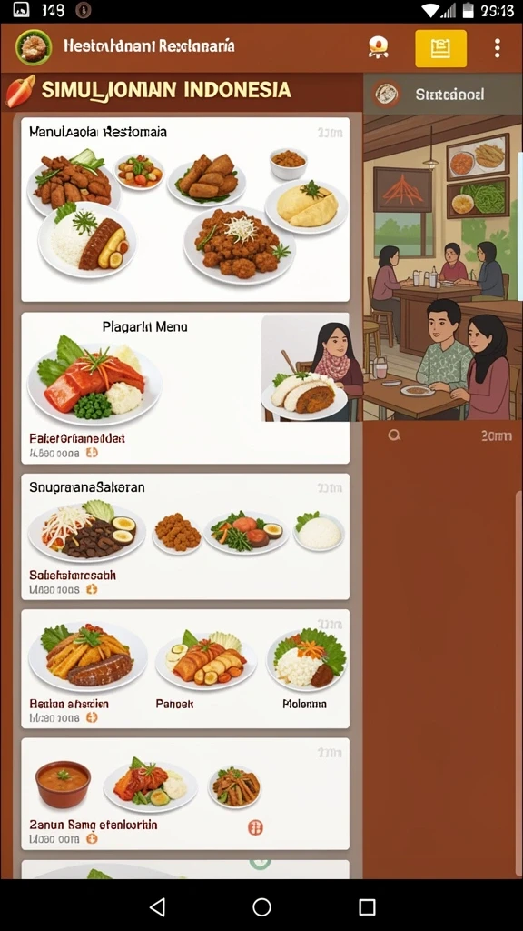 Tampilan antarmuka utama ZAVONZO yang menarik.